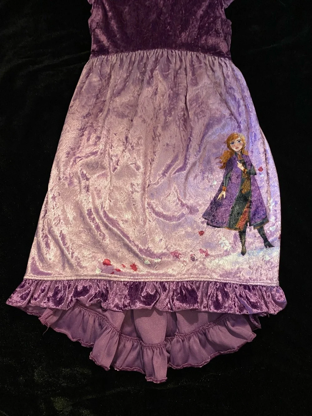 Disney Purple Velvet Anna Nightgown
